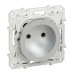 Розетка со шторками Schneider Electric Odace S53R033