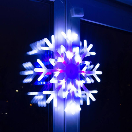 Подвесной светодиодный светильник «Снежинка » (UL-00001403) Uniel ULD-H4040-048/DTA MULTI IP20 SNOWFLAKE