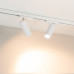Трековый трехфазный светильник Arlight LGD-ARTEMIS-TRACK-4TR-R55-12W Warm2700 (WH, 8-80 deg, 230V, TRIAC) (IP20 Металл) 053474