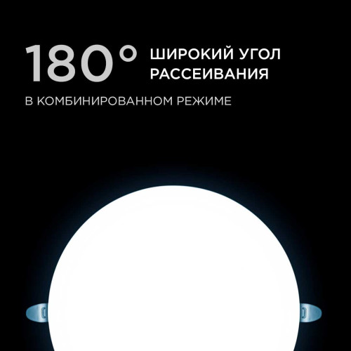 Встраиваемая светодиодная панель безрамочная Apeyron FLP 06-111