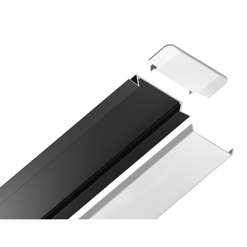 Алюминиевый встраиваемый профиль Ambrella Light Alum Profile GP1100BK