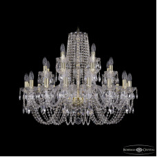 Подвесная люстра Bohemia Ivele Crystal 1402/16+8+4/300 G