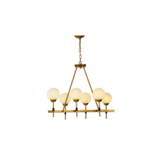 Подвесная люстра Lumina Deco Aldono LDP 7004-6 MD+BK