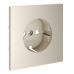 Накладка для розетки с заземлением Voltum S70 (кашемир) VLS000603