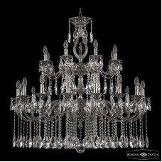 Подвесная люстра Bohemia Ivele Crystal Verona 72401/16+8/360/2d A NB FH1M