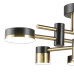 Потолочная люстра Natali Kovaltseva LED LAMPS 81368 GOLD BLACK