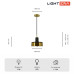 Подвесной светильник Lightera Lucerne LE130L-23BB