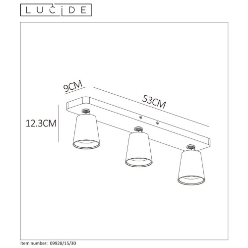 Спот Lucide TURNON 09928/15/30