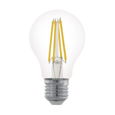 Лампа светодиодная филаментная диммируемая Eglo E27 6W 2700К прозрачная 11701