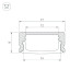 Алюминиевый профиль Arlight LINE-1708-2000 WHITE 044234