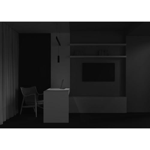 Трековый подвесной светодиодный светильник Maytoni Technica Focus Led TR041-2-12W4K-B