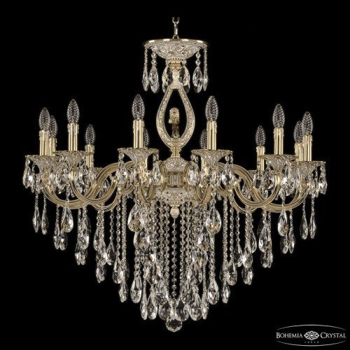 Подвесная люстра Bohemia Ivele Crystal Verona 72401/12/300 B GW FL3M