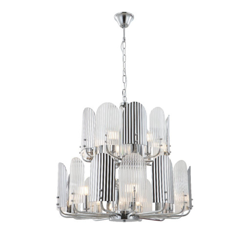 Подвесная люстра iLamp Dolce 15571-12 CR+MULT