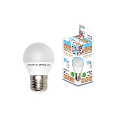 Лампа светодиодная TDM Electric Народная E27 10W 6500K матовая SQ0340-1591