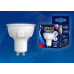 Лампа светодиодная диммируемая (UL-00003989) Uniel GU5.3 6W 4000K матовая LED-JCDR 6W/NW/GU5.3/FR/DIM PLP01WH