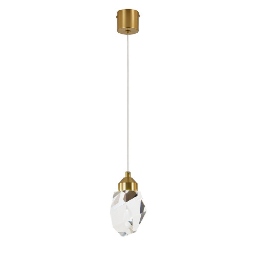 Подвесной светильник Indigo Cristallo 12053/1P Brass V000132L