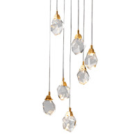 Подвесной светильник Delight Collection Crystal rock MD-020B-7 gold