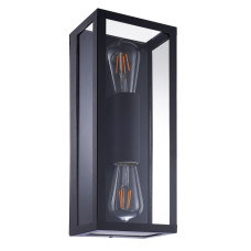 Уличный настенный светильник Arte Lamp Belfast A4569AL-2BK