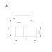 Трековый трехфазный светильник Arlight LGD-ARTEMIS-TRACK-4TR-R55-12W Warm3000 048326