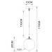 Подвесной светильник Arte Lamp Freddie A2231SP-1PB
