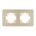 Рамка на 2 поста стеклянная Arlight FRM-OMALI-SFGS-2-GD 049711