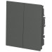 Переключатель Эра Arktik 16-1106-06 двойной 10АХ-250В графит Б0070369
