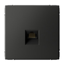 Розетка компьютерная RJ45, кат. 5е, механизм Systeme Electric ArtGallery Базальт GAL001483
