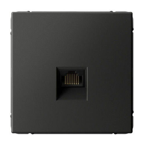 Розетка компьютерная RJ45, кат. 5е, механизм Systeme Electric ArtGallery Базальт GAL001483