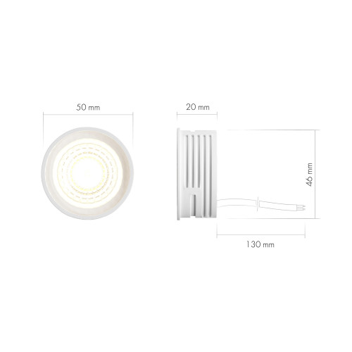Светодиодный модуль Denkirs Slim LED 7W 4000К DK4000-7W