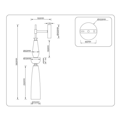 Бра Ambrella Light High Light Ceramo Modern LH75369
