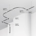 Шинопровод магнитный накладной/подвесной Maytoni Technical Busbar trunkings Levity TRX184-112B-1