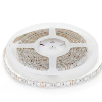 Комплект светодиодной ленты Apeyron 12В 14.4Вт/м smd 5050 60 д/м IP65 5м RGB (блок, коннектор) 10-35