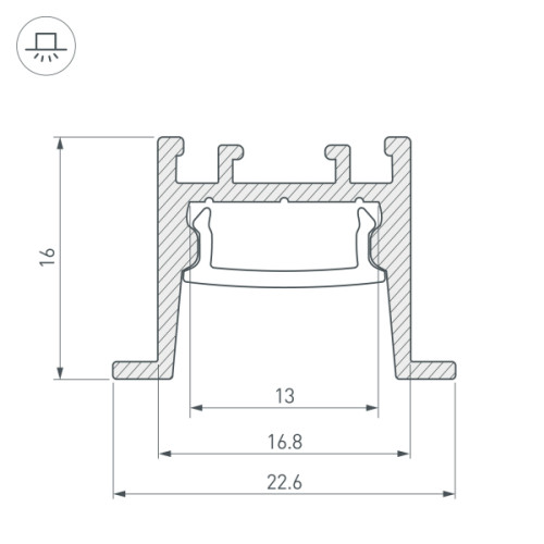 Профиль Arlight SL-COMFORT 031769