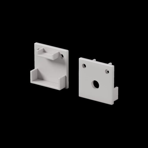 Комплект заглушек для профиля 2020 2шт Maytoni Led Strip ALM-2020B-EC 642077