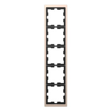 Рамка 5-постовая Schneider Electric Merten D-Life MTN4050-6551