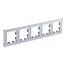 Рамка 5-ая, универсальная Systeme Electric AtlasDesign Nature Стекло Алюминий ATN320305