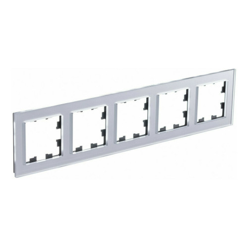 Рамка 5-ая, универсальная Systeme Electric AtlasDesign Nature Стекло Алюминий ATN320305