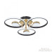 Потолочный светильник Arte Milano Ferrara 276140/3+3 BK/GD