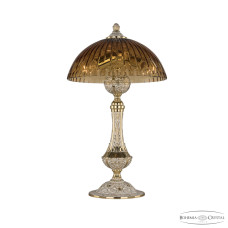 Настольная лампа Bohemia Ivele Crystal Florence 71100L/25 GW Amber/H-1K