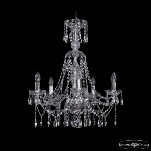 Подвесная люстра Bohemia Ivele Crystal 1413/5/200/XL-66 Ni