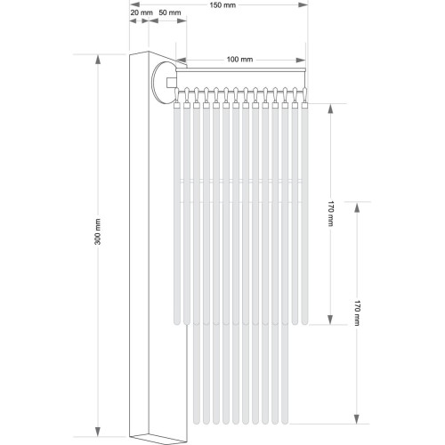 Бра Kutek Filago FIL-K-1(BN)100/170