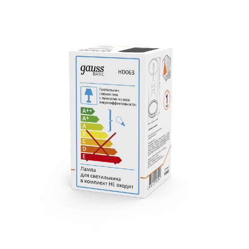 Накладной светильник Gauss Basic HD063