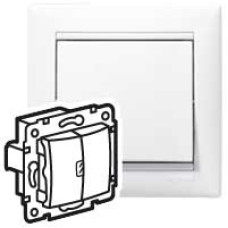 Переключатель двухклавишный Legrand Valena Classic 694266