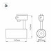 Трековый светодиодный светильник Arlight LGD-Gera-4TR-R55-10W White6000 033114