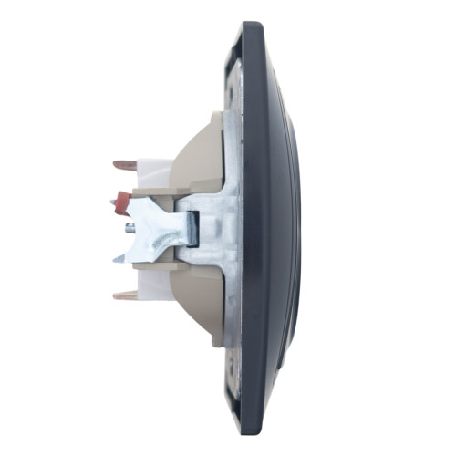 Розетка двойная компьютерная RJ45 скрытой установки IP20, черная 