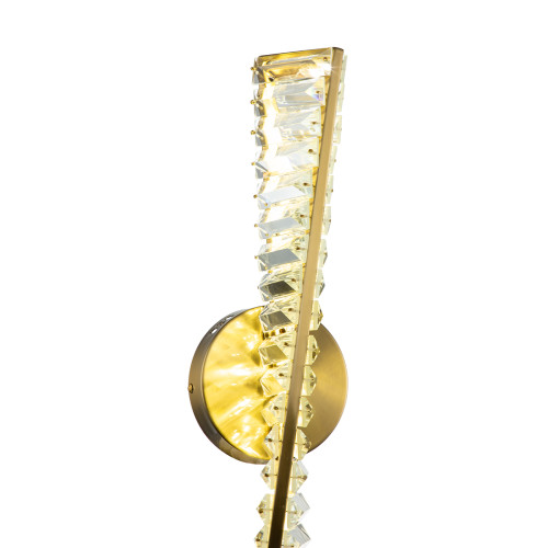 Настенный светильник Indigo Frizzante 12015/1W Brass V000042L