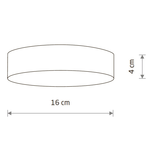 Накладной светильник Nowodvorski Lid Round Led Black 10407