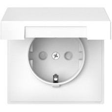 Розетка с заземл. со шторк. с крышк., 16А, IP20, механизм, быстрозажим. клем. Systeme Electric ArtGallery Белый GAL000146S Розетка с заземл. со шторк. с крышк., 16А, IP20, механизм, быстрозажим. клем. Systeme Electric ArtGallery Белый GAL000146S