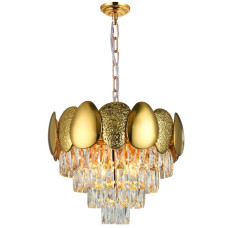 Подвесная люстра Natali Kovaltseva CHIC 81437/8C GOLD