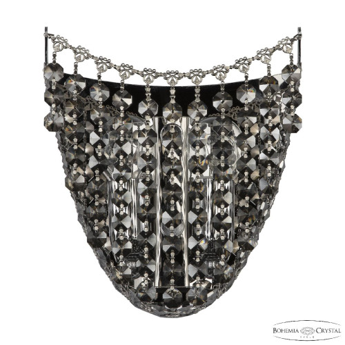 Настенный светильник Bohemia Ivele Crystal 77081B/19 Ni R721 Настенный светильник Bohemia Ivele Crystal 77081B/19 Ni R721